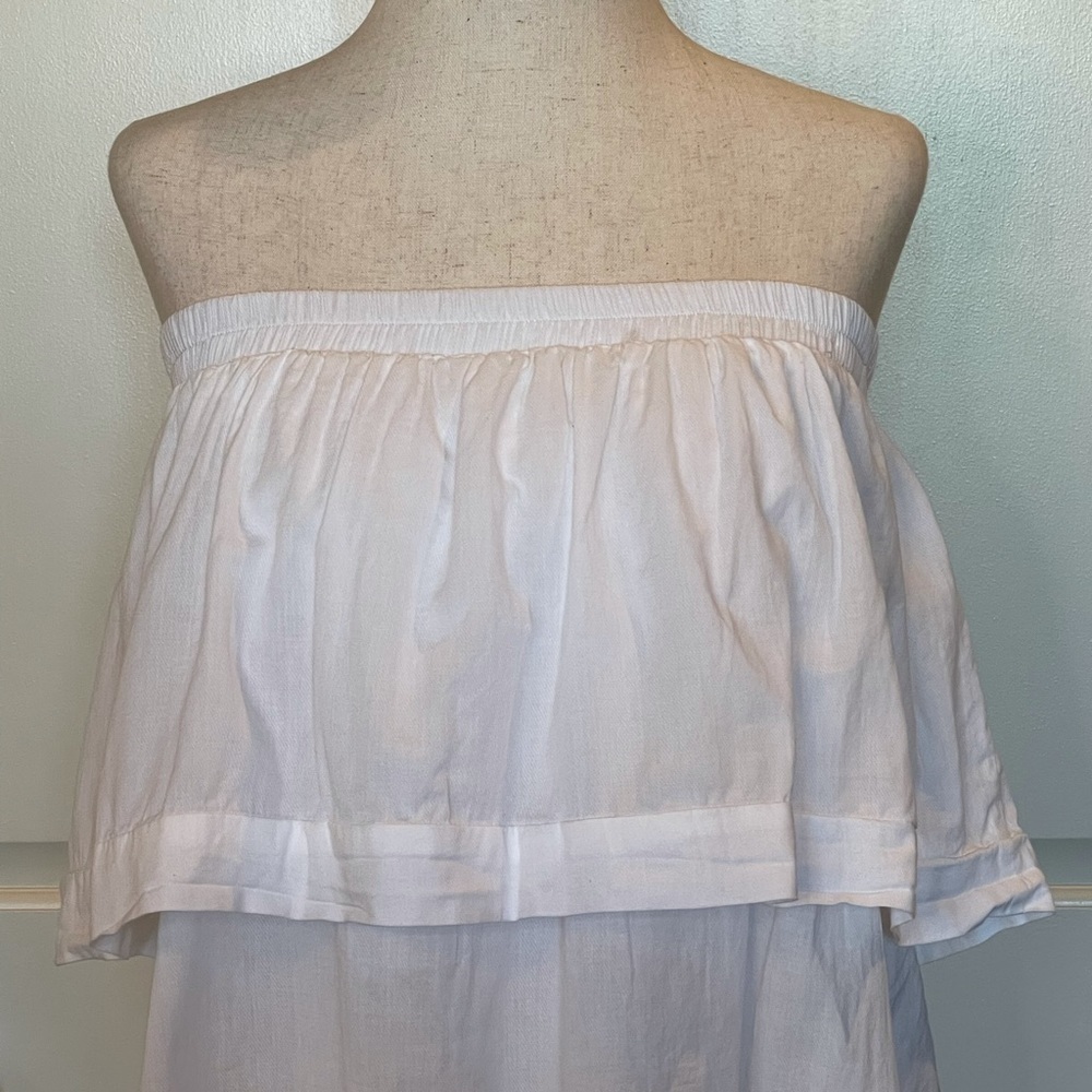 Faithfull The Brand‎ White Off The Shoulder Tilly Top Size 4 - Picture 6 of 12